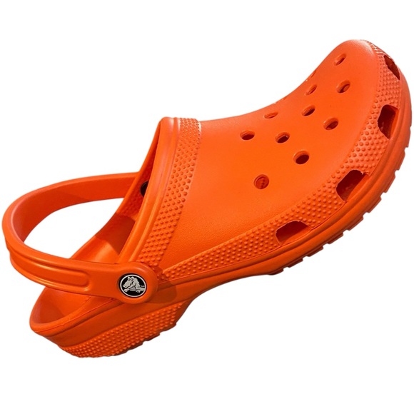 Crocs Orange Unisex Adult Classic Crosslite Sandals Clogs